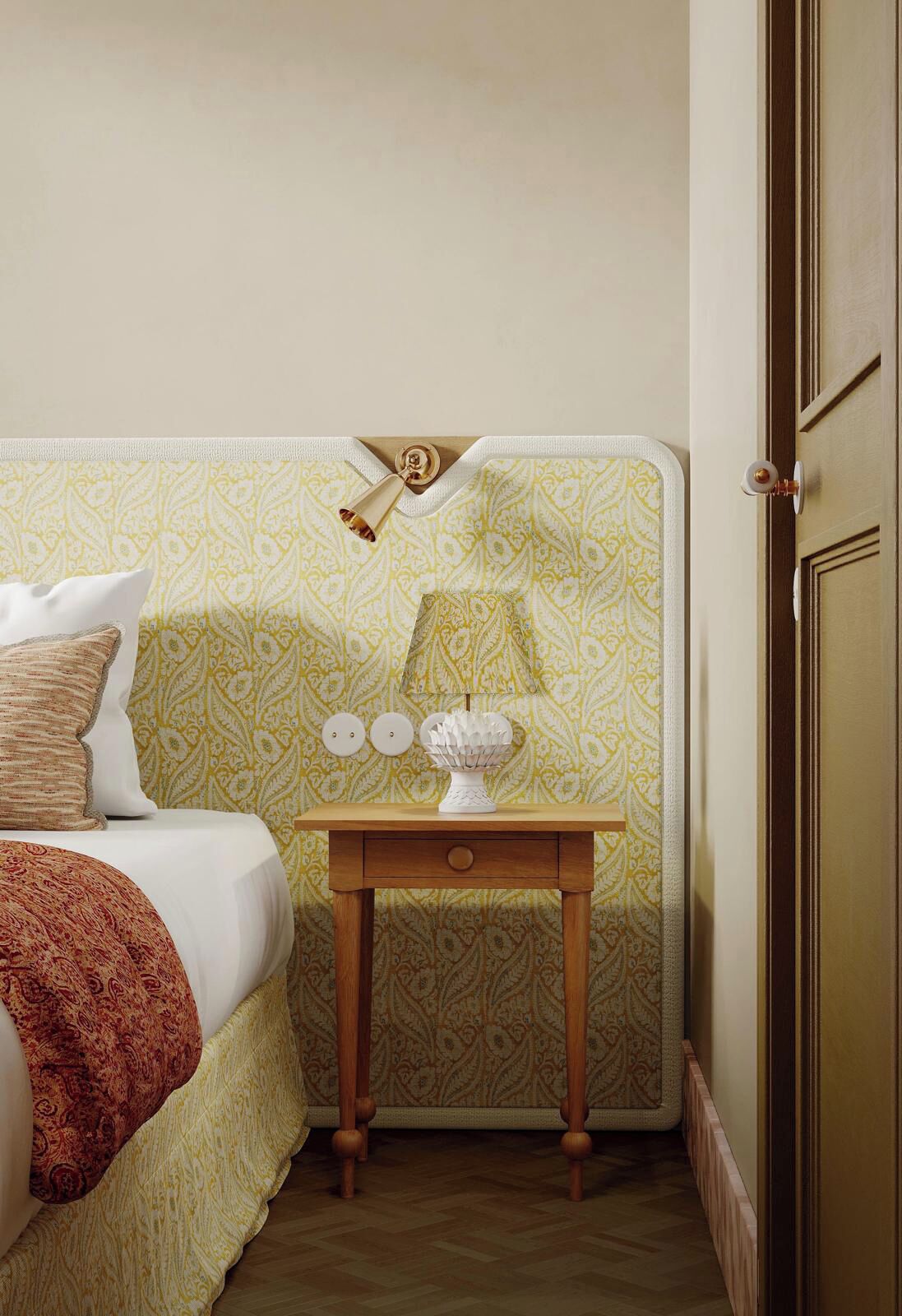 2 bedrooms, premium bedding, individually furnished, desk