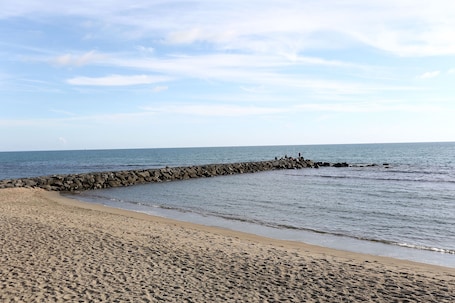 Accommodatie ligt op het strand