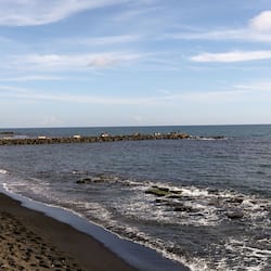 On the beach