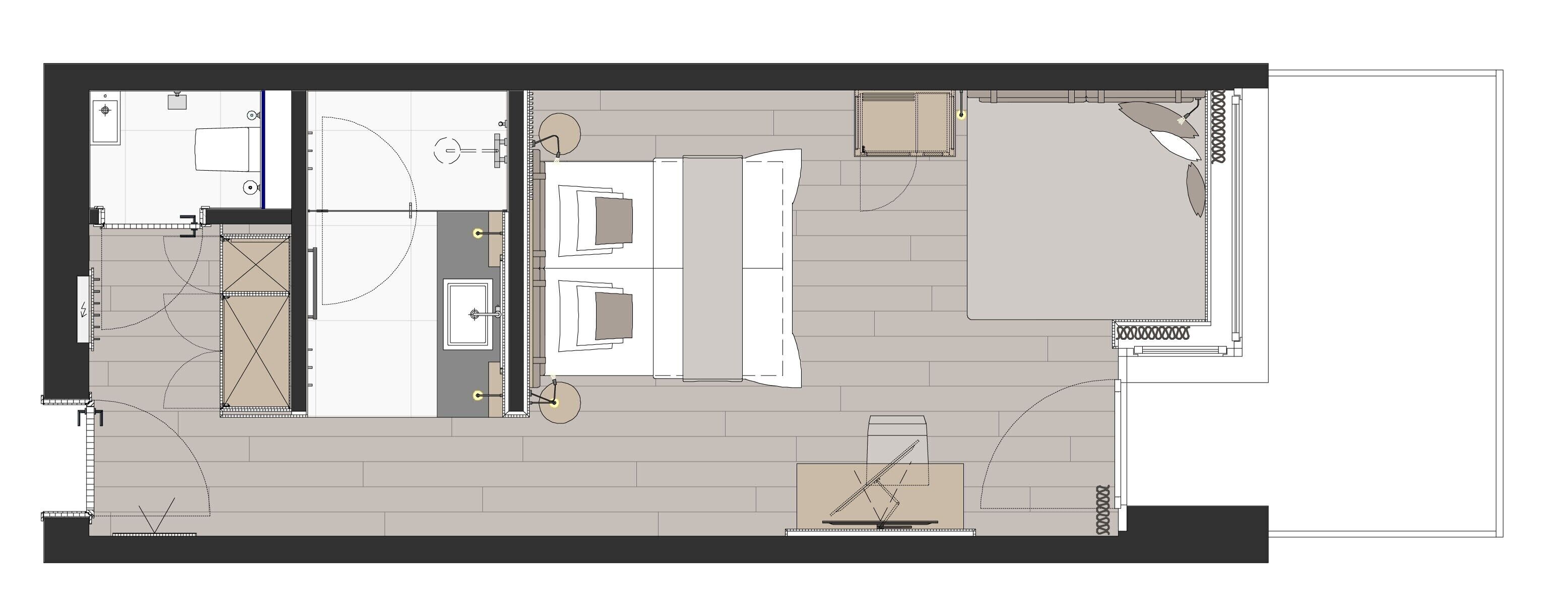 juniorsuite berglust | floor plan