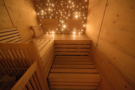 Un sauna. Hotel Garni Hubertus