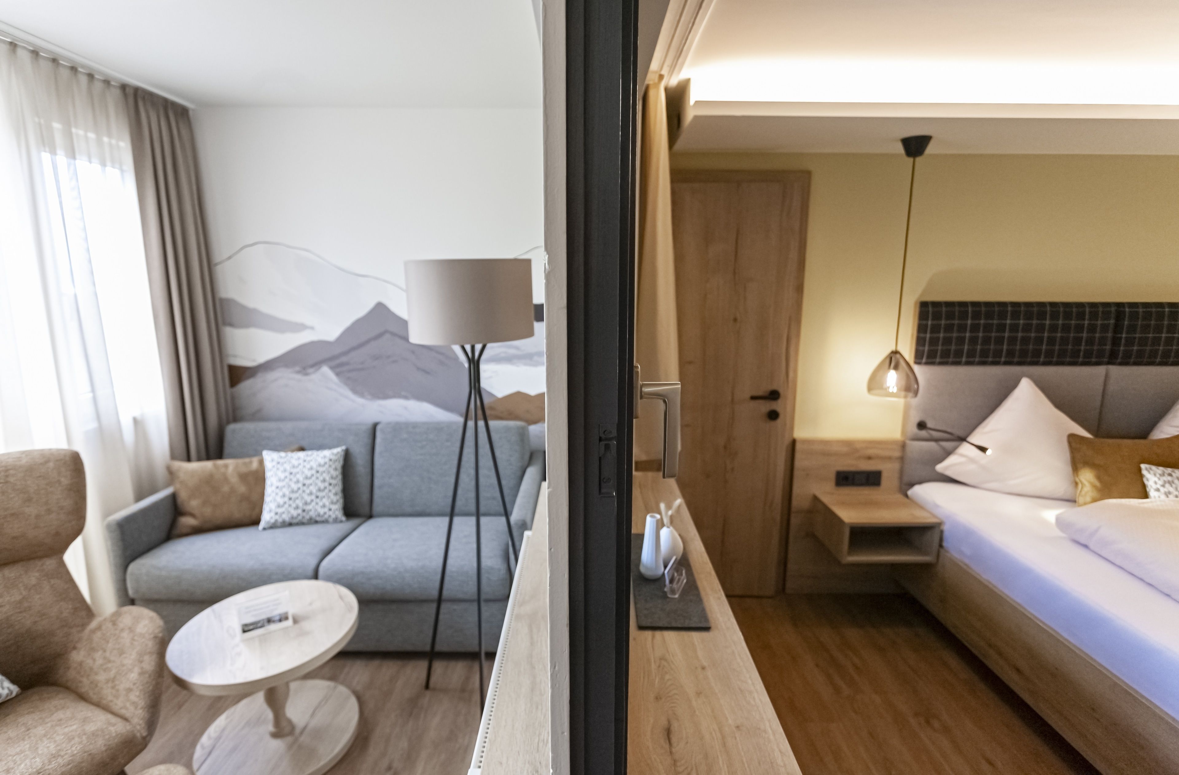 comfort double room | living area | lcd tv