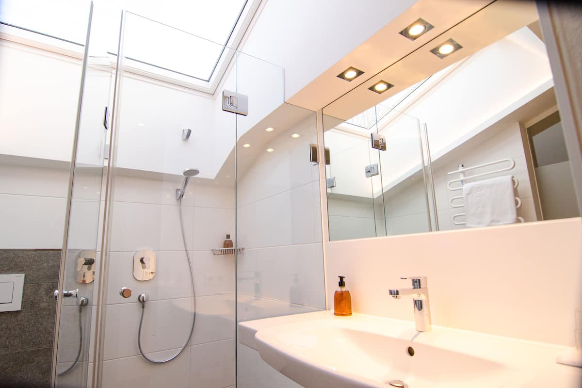 hair dryer, bathrobes, towels