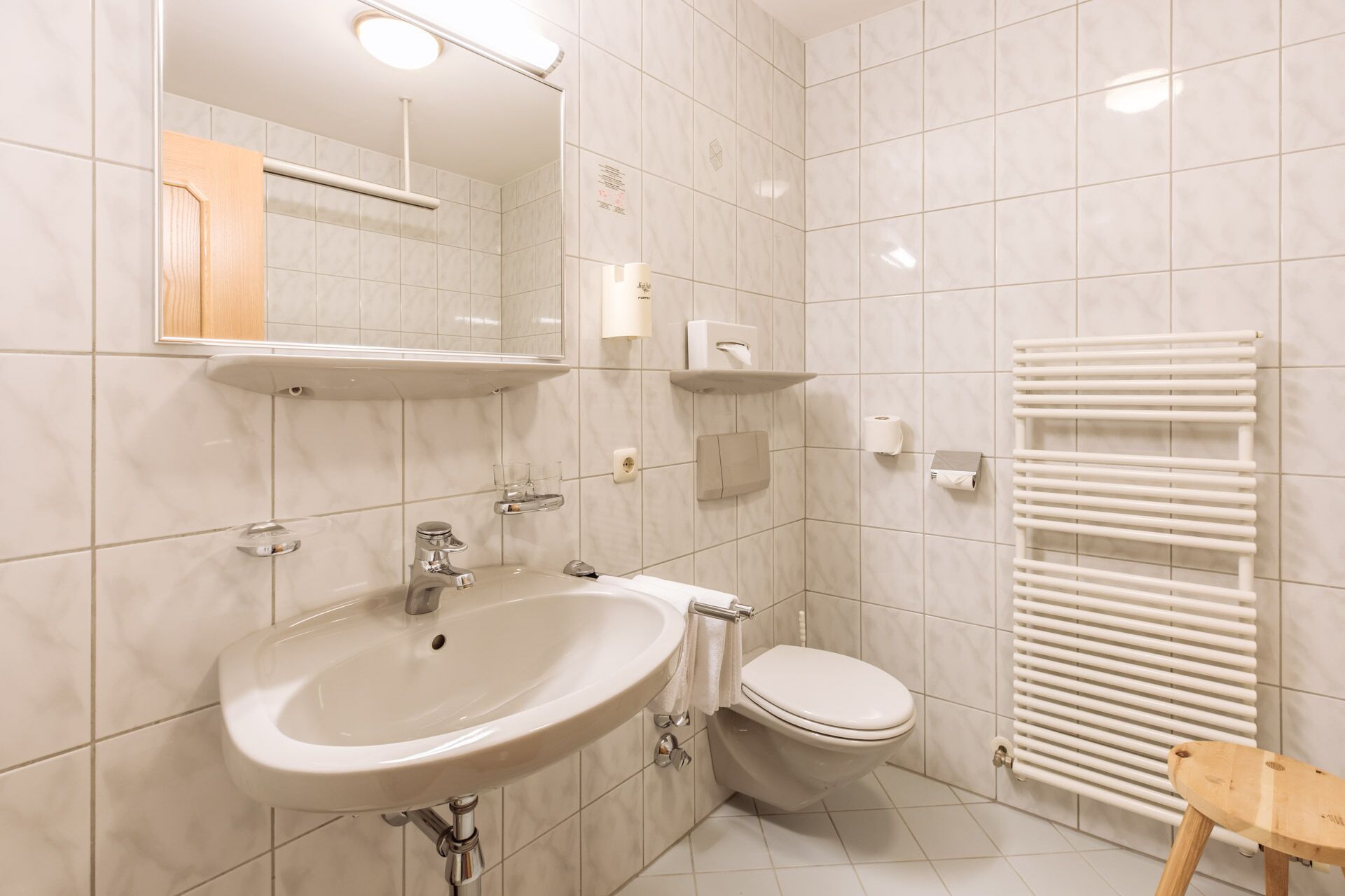 free toiletries, hair dryer, bathrobes, slippers