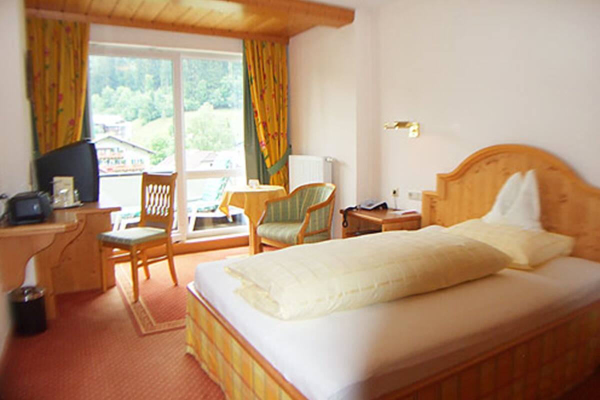 Comfort-Einzelzimmer, Balkon, Bergblick