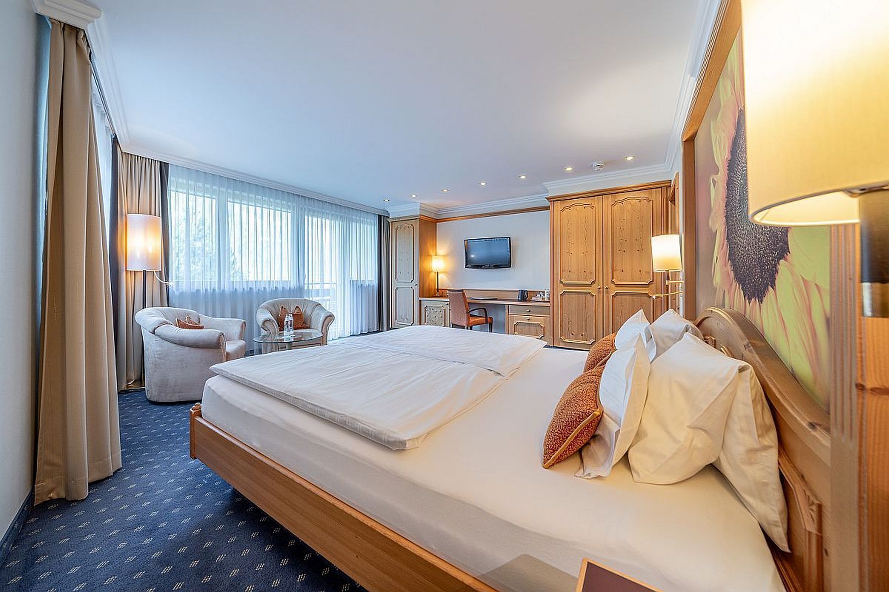 panoramic room, balcony, corner | 1 bedroom, premium bedding, minibar, in-room safe