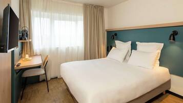 Standaard kamer, 1 tweepersoonsbed, niet-roken | Een bureau, gratis babybedden, gratis wifi, beddengoed