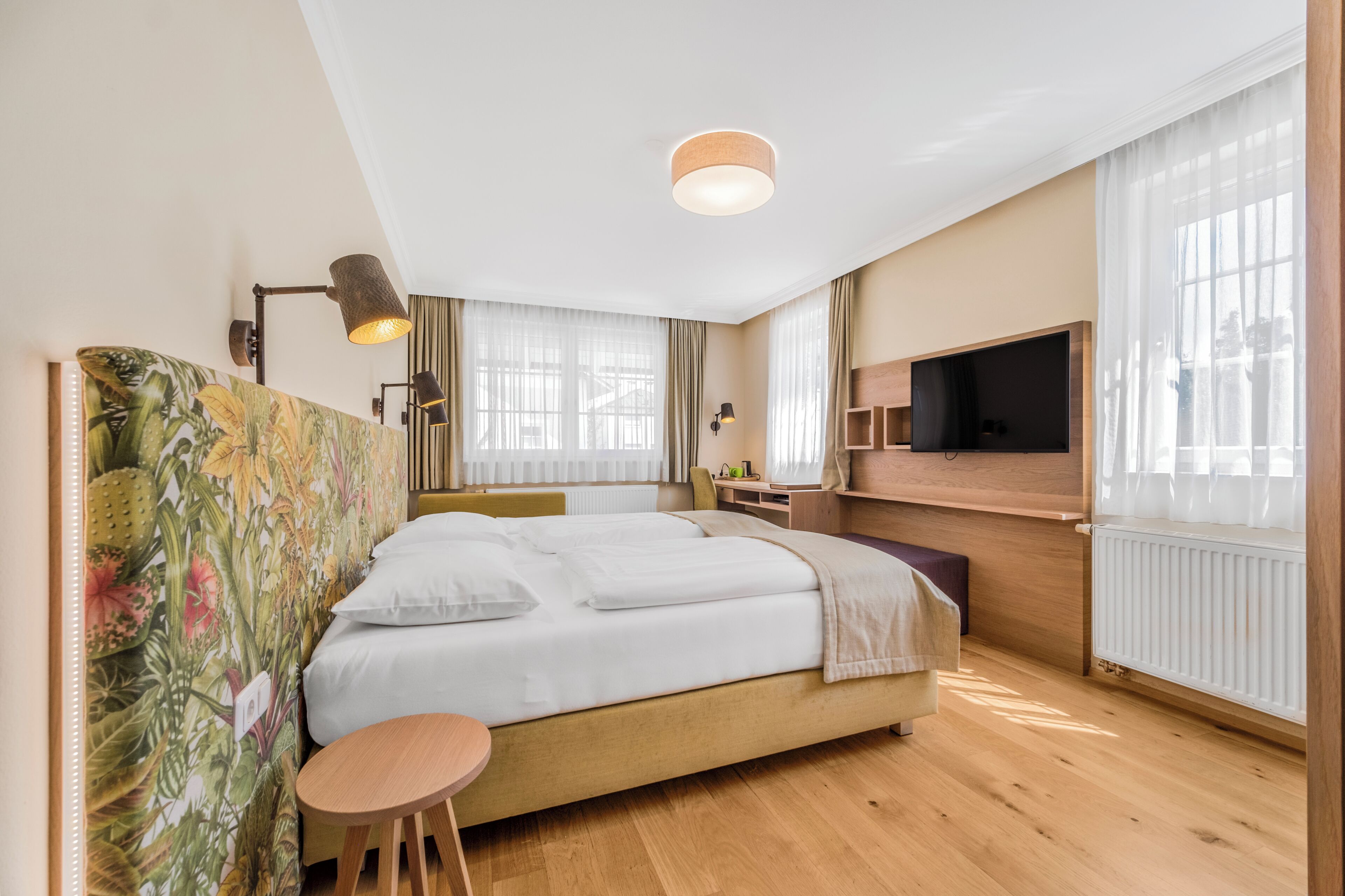 Superior-Doppelzimmer, Nichtraucher | Allergikerbettwaren, Zimmersafe, Schreibtisch, Verdunkelungsvorhänge