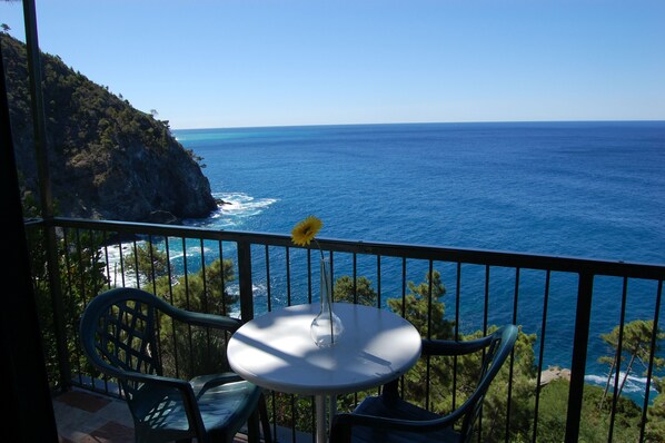 Uitzicht vanuit accommodatie