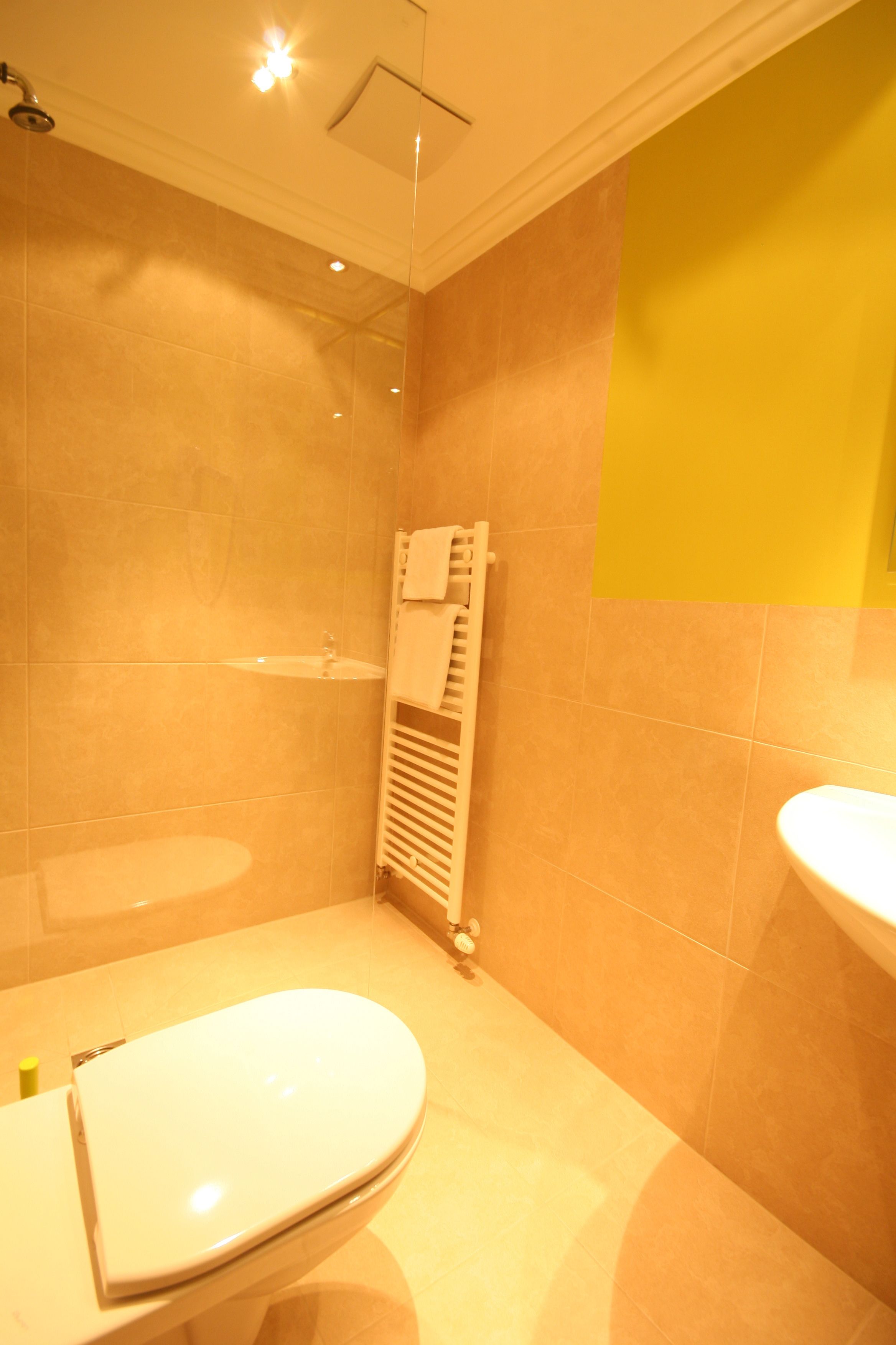 standard double room, balcony | bathroom | hair dryer, towels