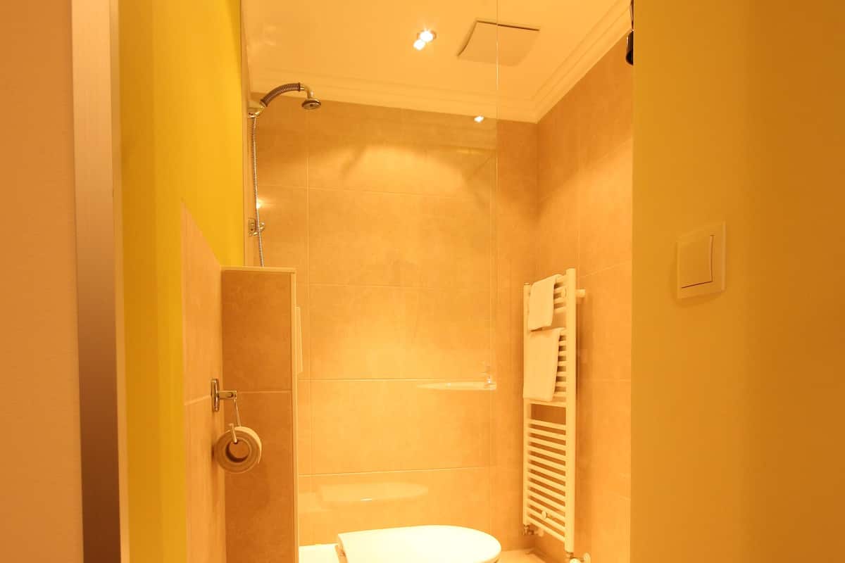 single room, balcony | bathroom | hair dryer, towels