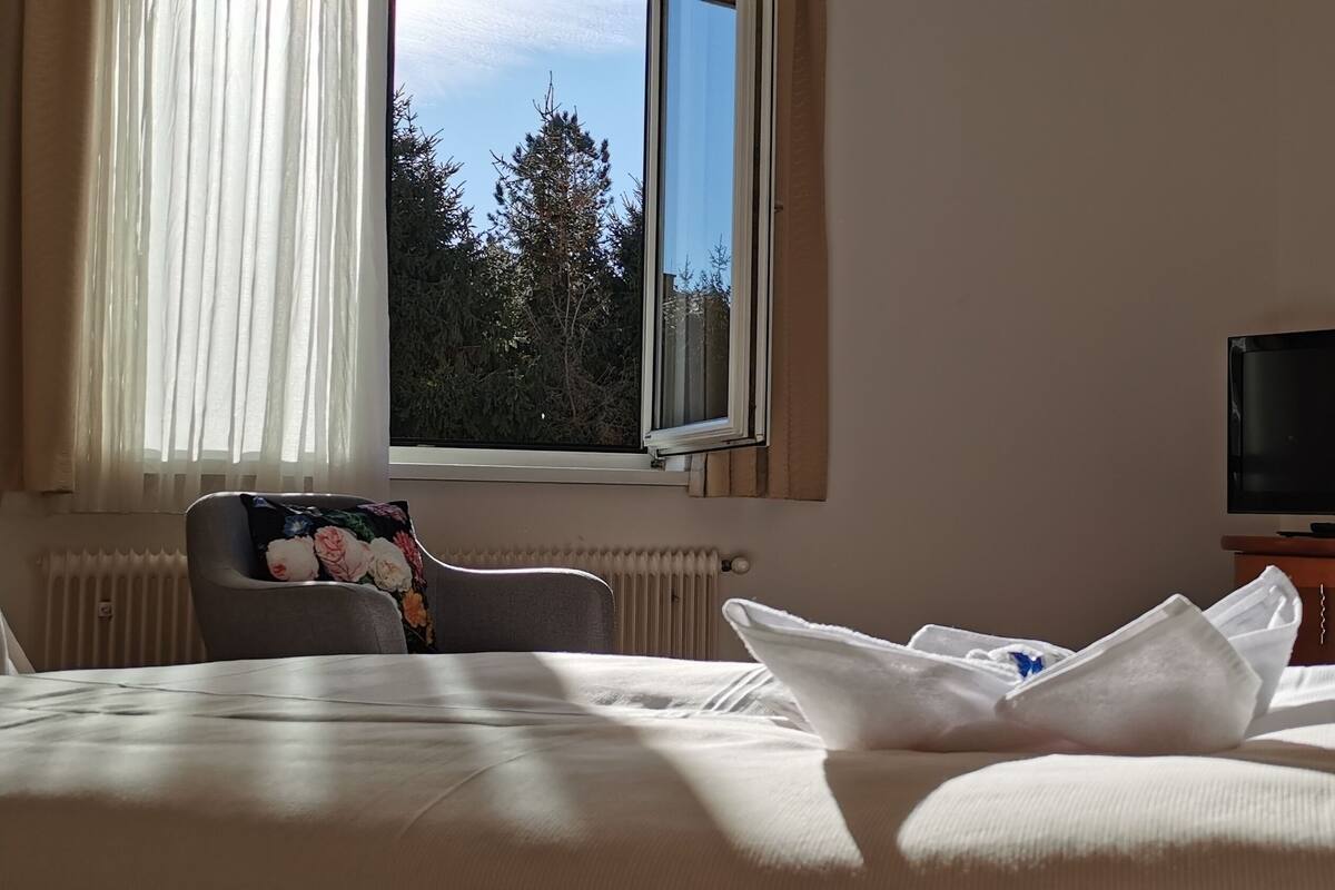 1 bedroom, hypo-allergenic bedding, in-room safe, desk