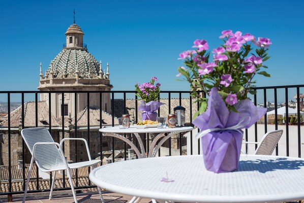 Terrasse sur le toit