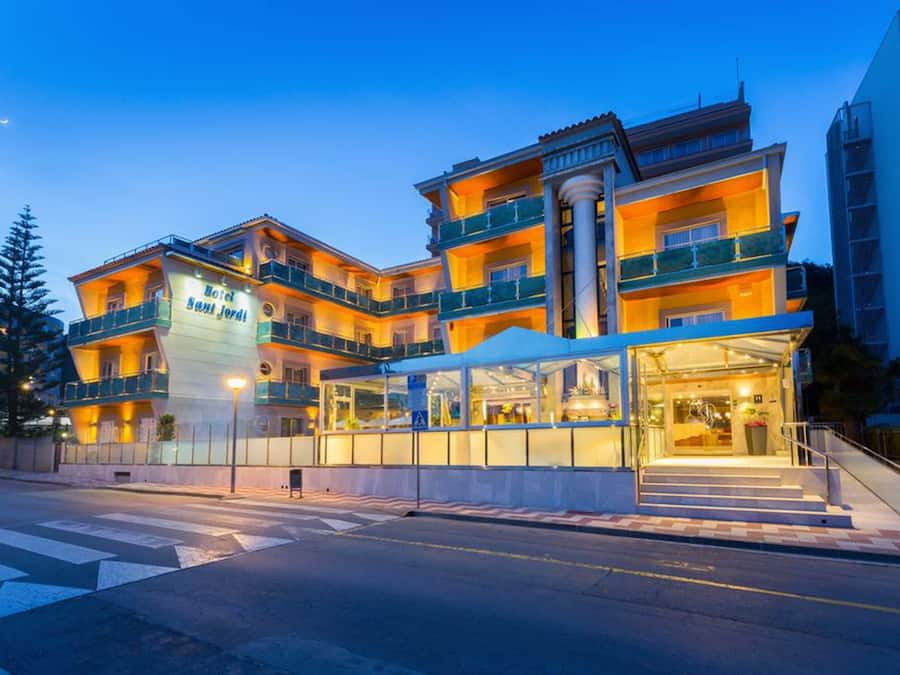 Voorkant van accommodatie