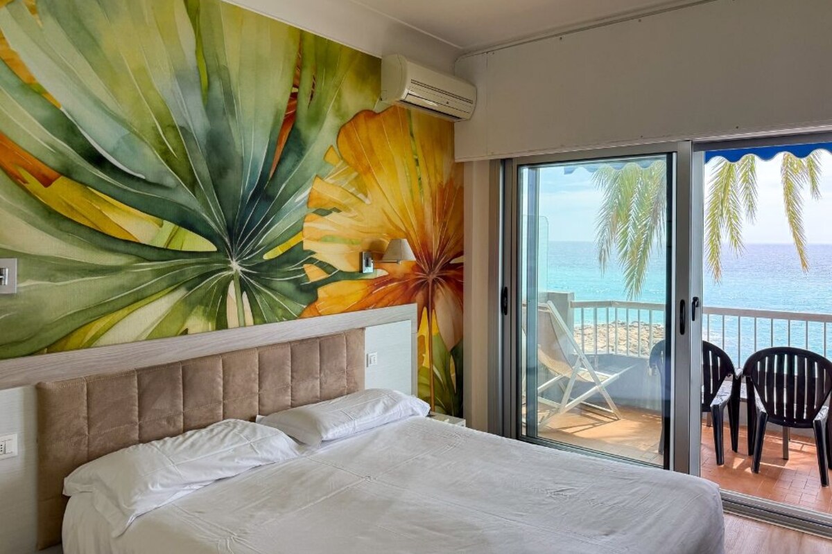 Double or Twin Room, Balcony, Sea View | Pillowtop beds, minibar, in-room safe, desk