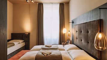 Superior Triple Room | Pillowtop beds, desk, free WiFi, bed sheets