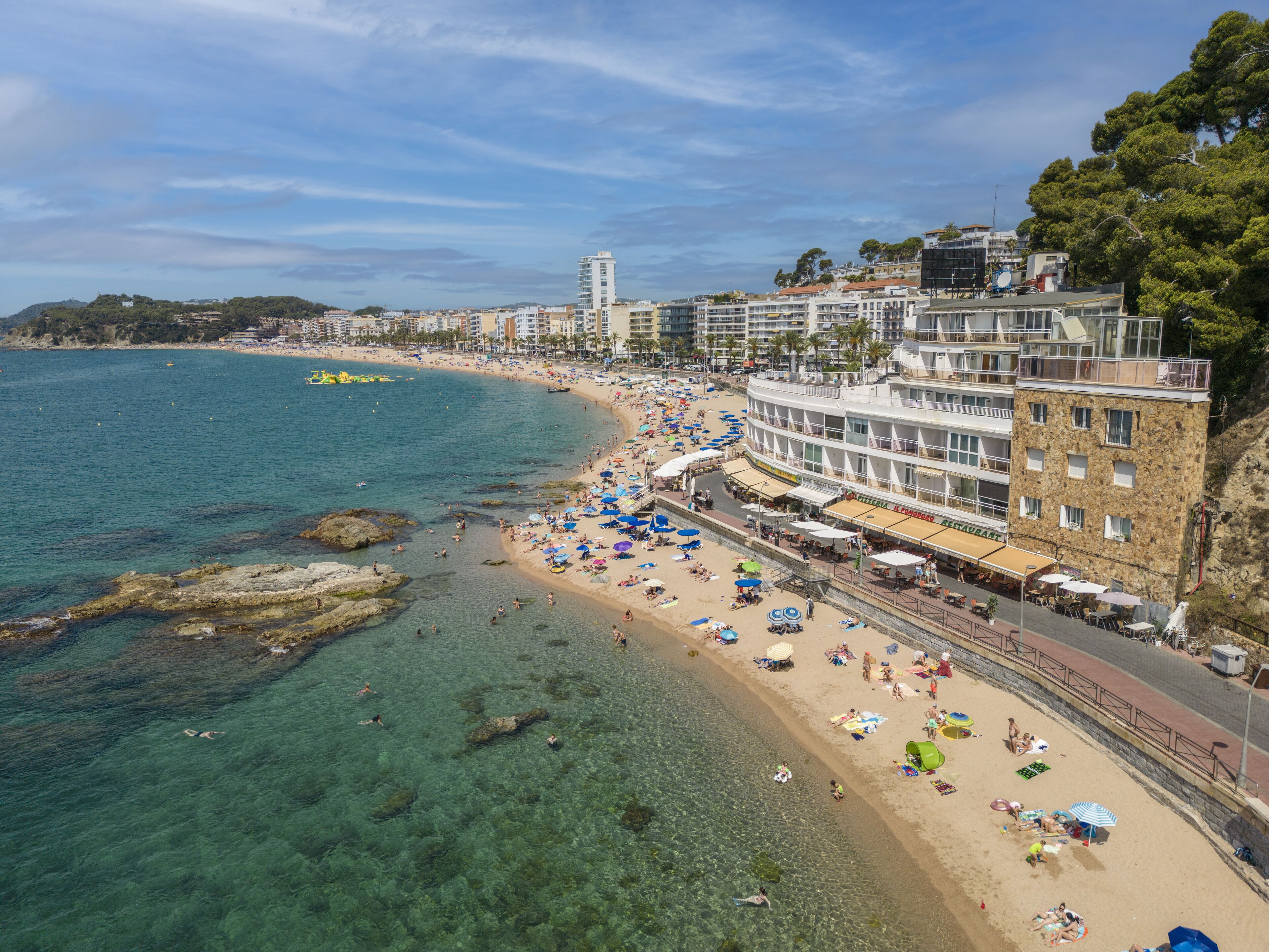 Am Strand, Strandtücher