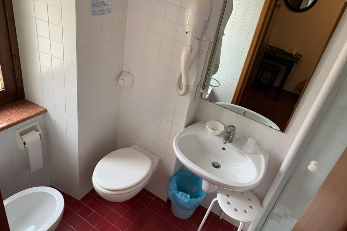 single room, city view | bathroom | shower, free toiletries, hair dryer, bidet