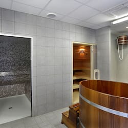 Sauna, hot tub, steam room, body treatments, hydrotherapy