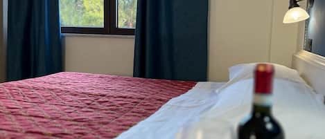 Hypo-allergenic bedding, memory-foam beds, individually furnished, desk