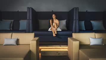 Sale per trattamenti di coppia, sauna, vasca idromassaggio