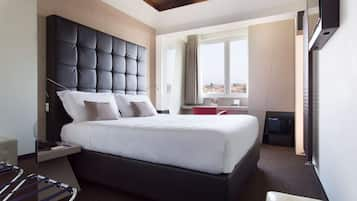 Egyptian cotton sheets, minibar, in-room safe, desk