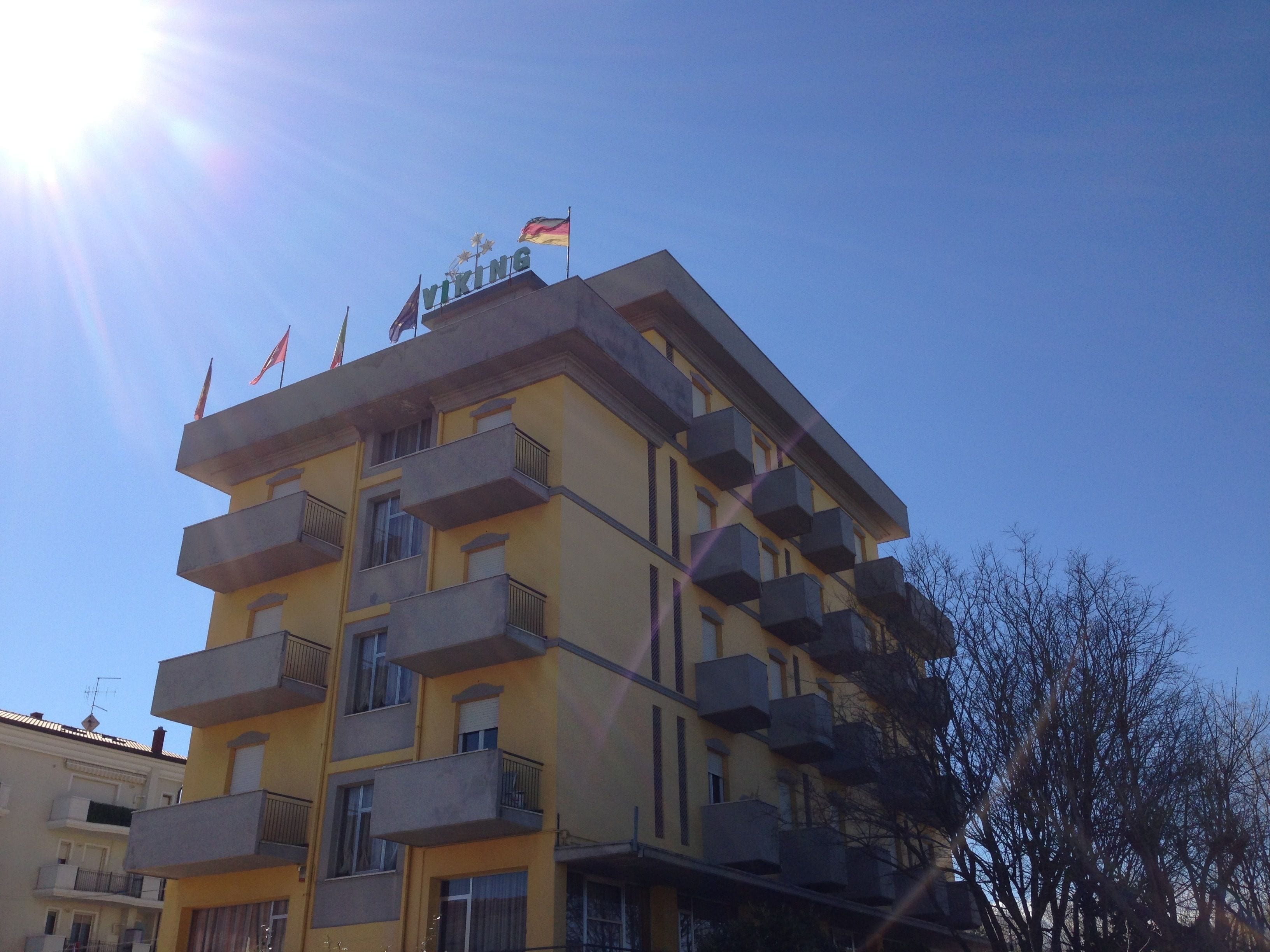 Fassade der Unterkunft