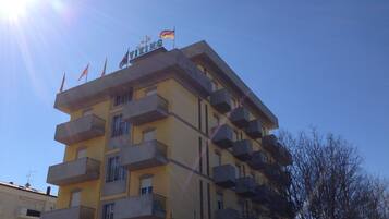 Voorkant van accommodatie