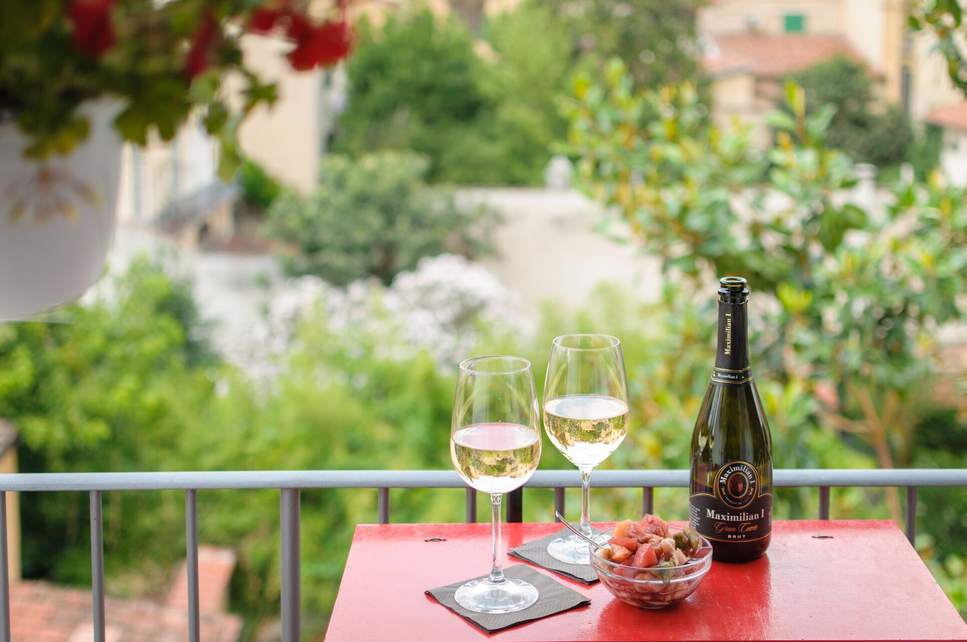 deluxe double room, 1 queen bed, balcony | balcony