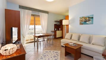 Superior Apartment, 1 Bedroom, Kitchenette, Ocean View | Private kitchenette | Full-size fridge, microwave, stovetop, espresso maker