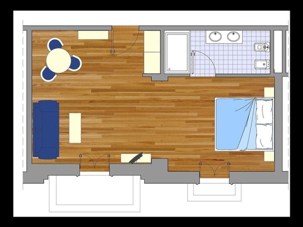 junior suite | floor plan