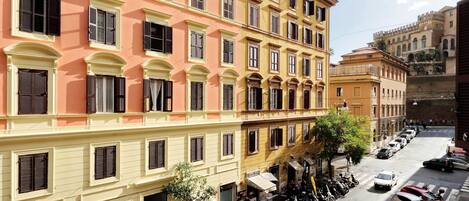 Blick von der Unterkunft