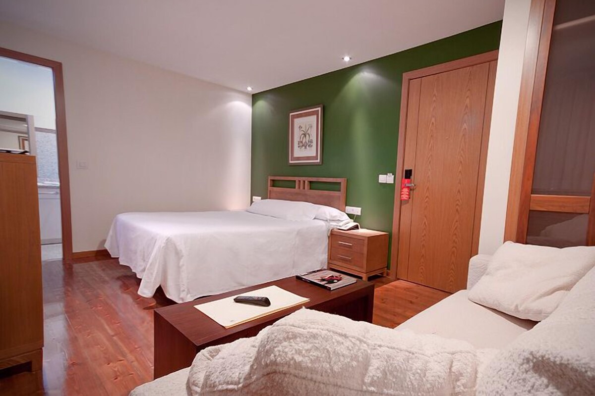 Minibar, desk, blackout curtains, soundproofing