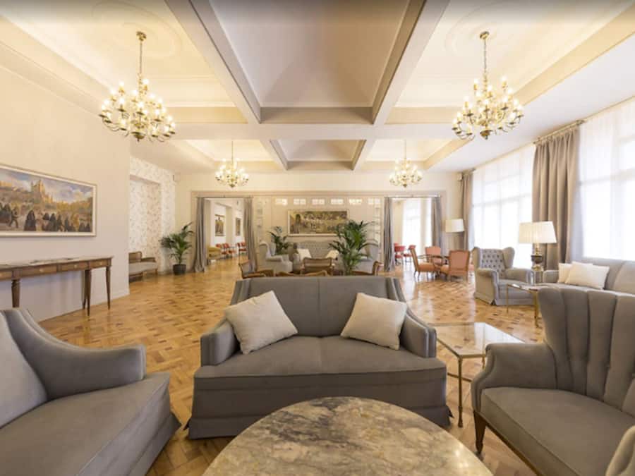 Zona de estar del vestíbulo