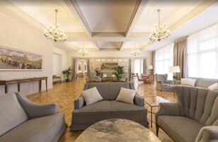 Zona de estar del vestíbulo