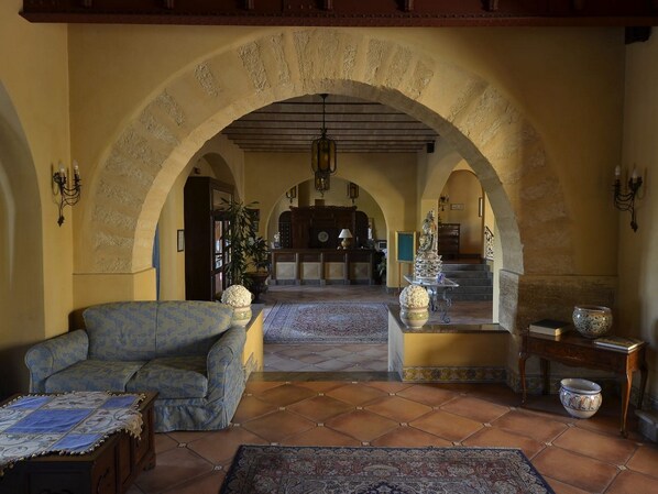 Sala de estar en el lobby
