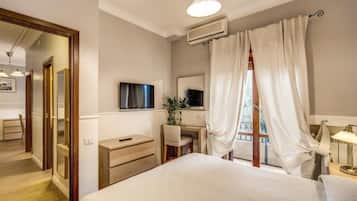 Quadruple Room, Balcony | Desk, iron/ironing board, cots/infant beds, rollaway beds