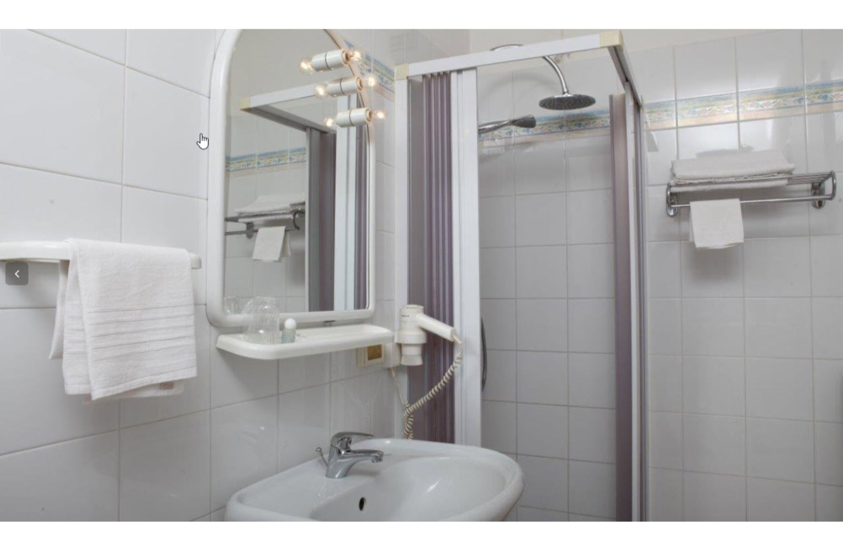 shower, free toiletries, hair dryer, bidet