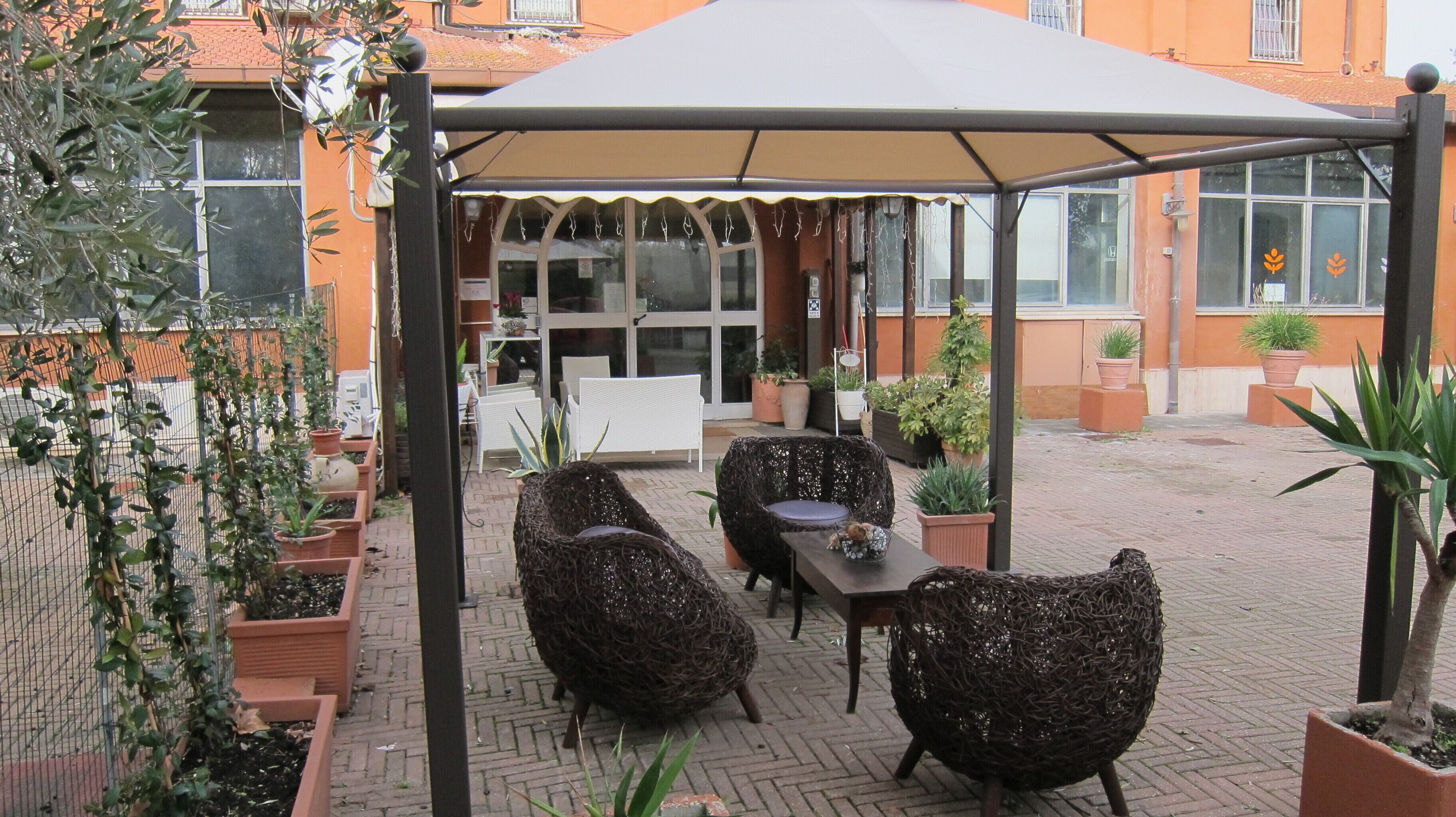 Blick auf den Innenhof