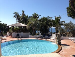 2 outdoor pools, open 9:30 AM to 7:00 PM, pool umbrellas, pool loungers - Paco Residence (Forio)