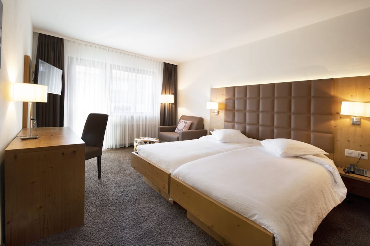 double room | in-room safe, desk, blackout curtains, soundproofing