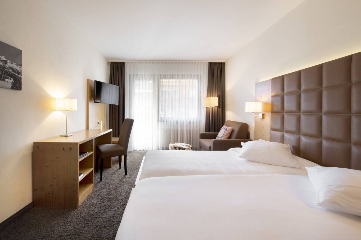 double room | in-room safe, desk, blackout curtains, soundproofing