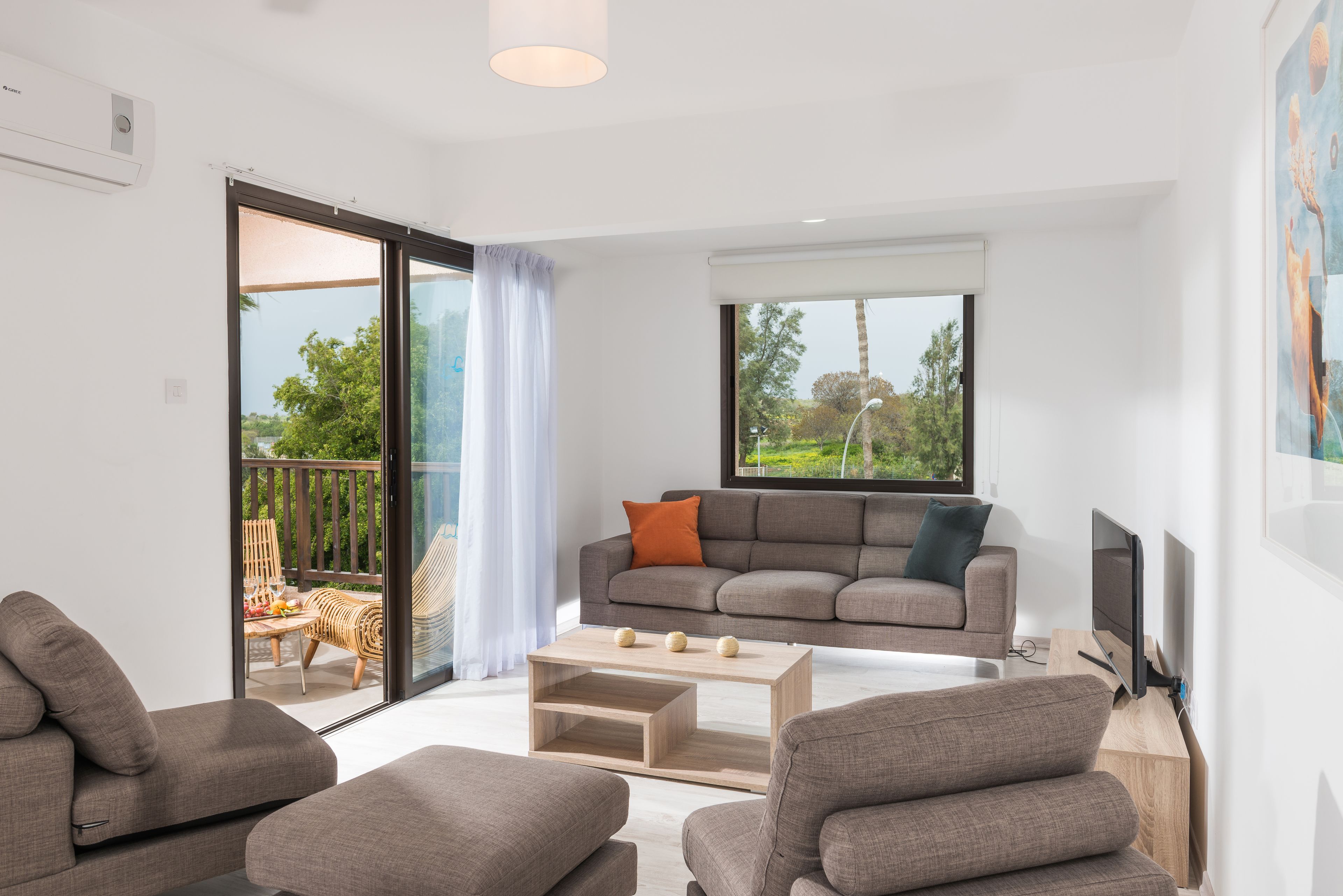 22-inch TV with satellite channels