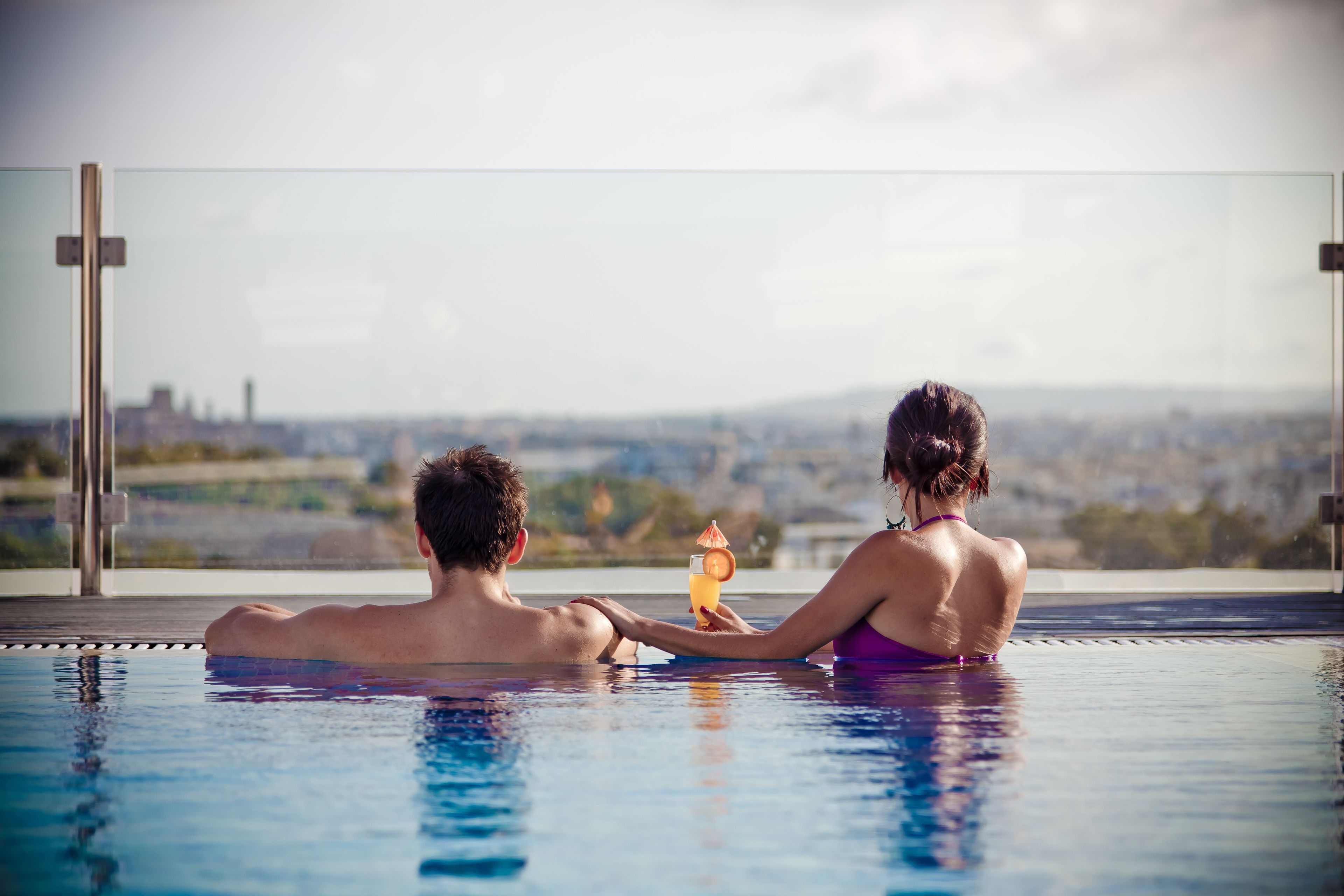 Alberca al aire libre por temporada 