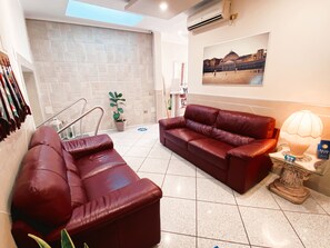 Sitteområde i lobbyen