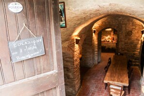 Daily buffet breakfast (EUR 14 per person)