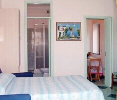 Monolocale, vista oceano | Lenzuola Frette, materassi a doppio strato, letti aggiuntivi