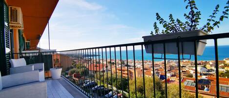 Triple Room, Balcony, Sea View | Terrace/patio