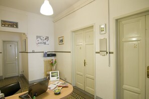Interior entrance