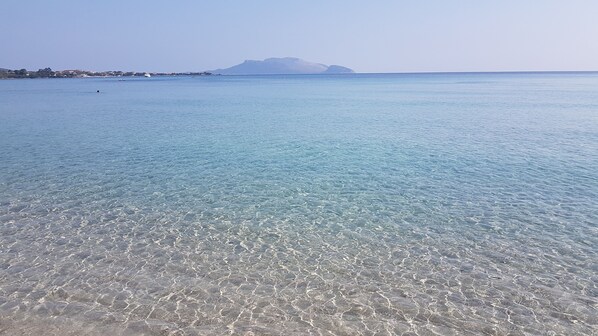 Vista a la playa o el mar